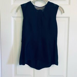 Rebecca Taylor Black/Sheer Blouse